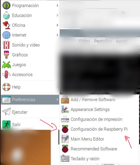 acceder a la configuracion de raspberry pi