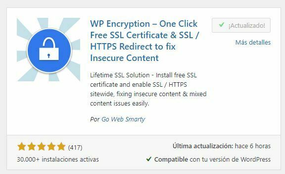 uso de wp encryption wordpress
